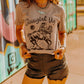 Cowgirl Up Western Horse Graphic Tee