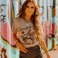 Cowgirl Up Western Horse Graphic Tee